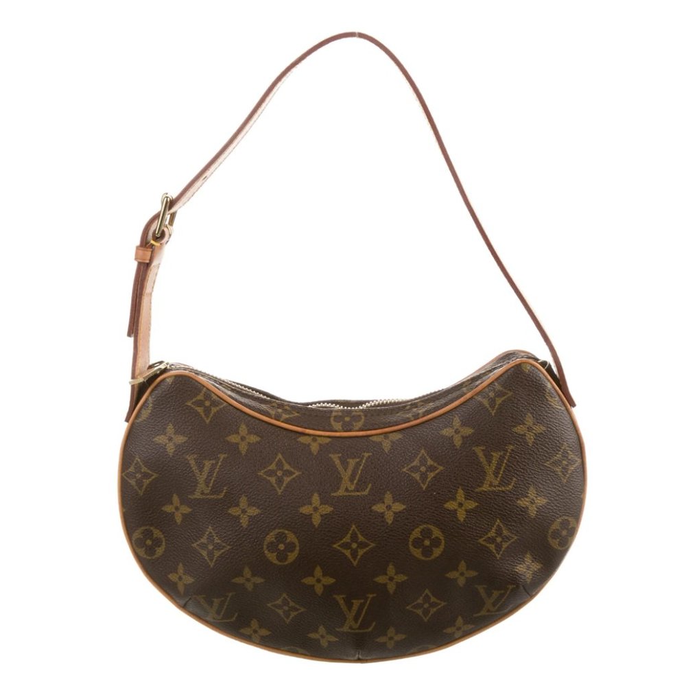 Luis Vuitton Croissant Leather Bag
